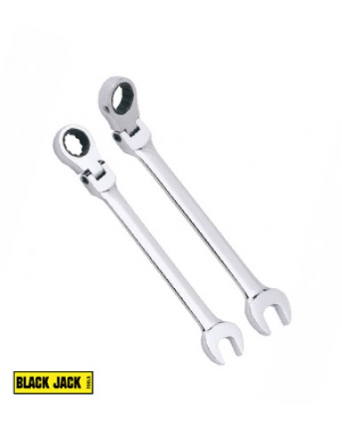 Llave combinada articulada con criquet