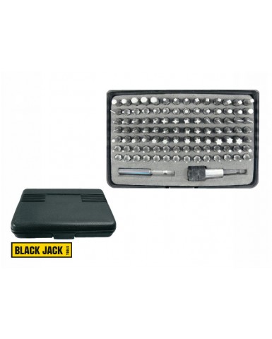 Juego de puntas surtidas para atornillar BLACK JACK x 100 pcs