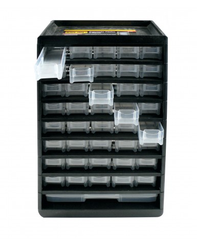 Organizador plástico 41 cajones Black Jack 300 x 490 x 138 mm