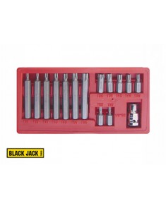 Puntas torx grandes cromo vanadio x 15 piezas