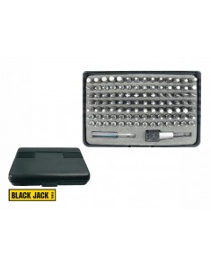 Juego de puntas surtidas para atornillar BLACK JACK x 100 pcs