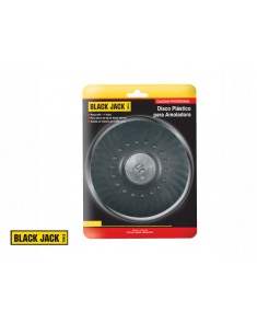 Disco plástico 115 mm para lija o bonete rosca 5/8" 11 hilos BLACK JACK