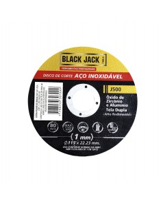 DISCO DE CORTE 115mm x 1mm x 22.23mm BLACK JACK