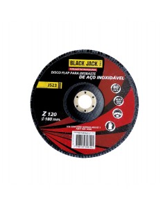 DISCO FLAP DESBASTE 180MM P120 BLACK JACK