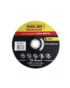 DISCO DESBASTE 180mm x 6.4mm x 22.23mm BLACK JACK