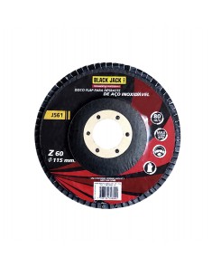 DISCO FLAP DESBASTE 115MM P60 BLACK JACK
